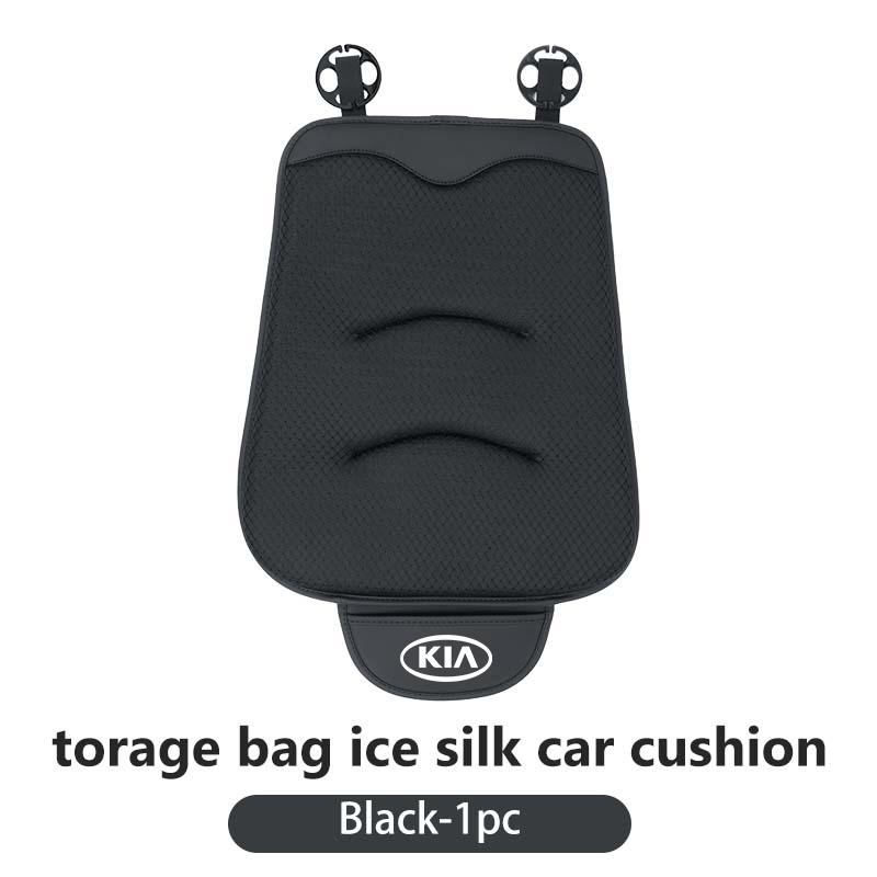 Car Seat Ice Silk Cushion Storage Bag Comfortable Pad For KIA Ceed Sportage Rio K5 K2 Optima Cerato Proceed VengaOK5