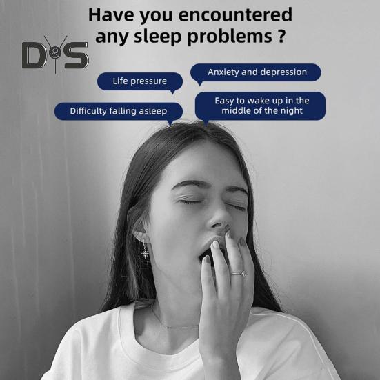 Schlafhilfegerät, Linderung von Schlaflosigkeit, Angsthelfer, tragbares Schlafgerät, Handheld-Niederfrequenz-Impuls der Mikrostrom-Schlafmaschine für das Home Office