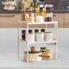 Multifunction Bathroom Tray Dish Spice Storage Rack,Bowl Cup Bottle Holder Rack,Cosmetic