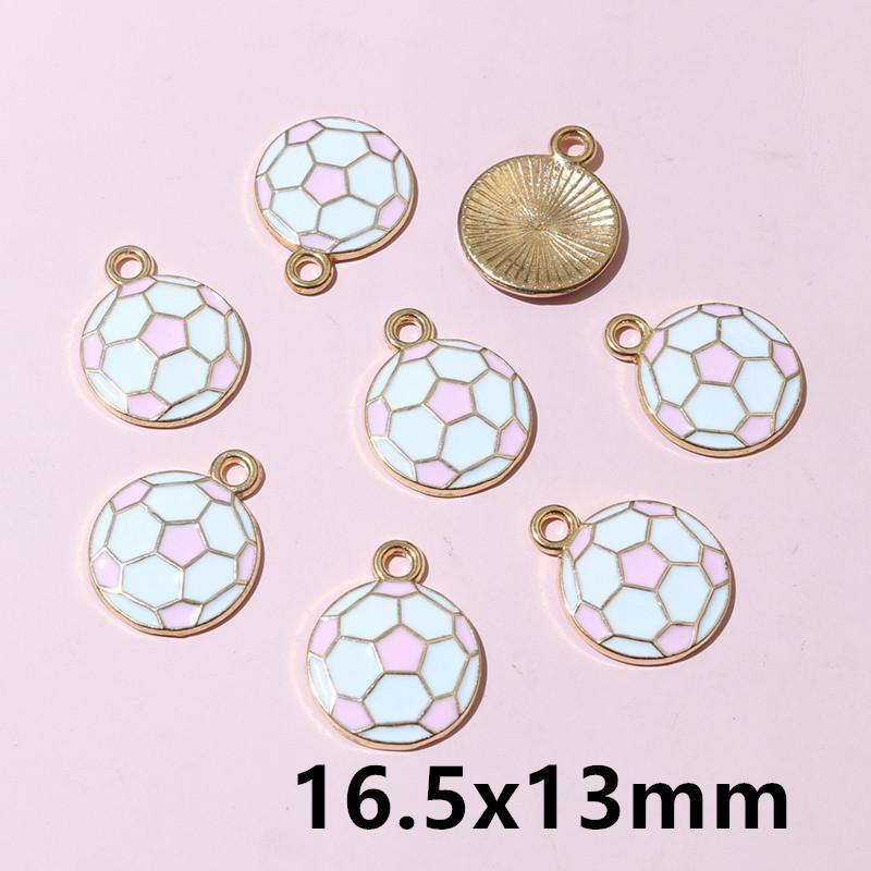 20pcs 14.5x12mm Enamel Double Side Heart Charms Pendant DIY Jewelry Making Accessories Findings for Bracelet Earrings Keychains