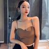 4 Colors Camisole for Women Fitness Crop Tops Summer Elegant Sexy All-match Casual Aesthetic Solid New