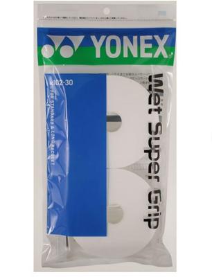 YONEX Tennis Wet Super Grip (30 Pieces) White AC102-30