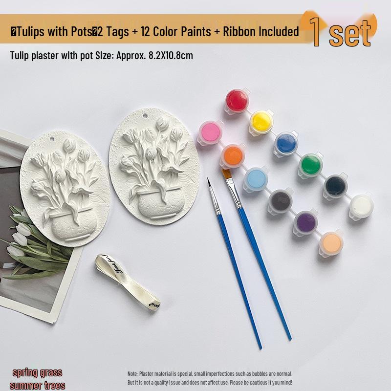 Mini Plaster Doll DIY Coloring Kit – Handmade Creative Toy & Gift Ornament
