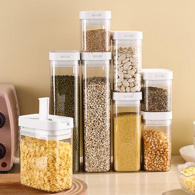 Pasta Storage Box Transparent Plastic Grain Seal Tank Spaghetti Storage Container Moisture-Proof Snack Jar Kitchen Food Tank