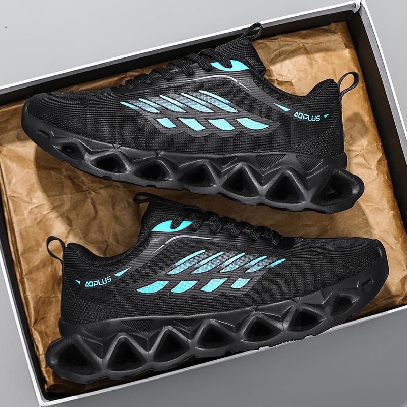 Men'S Breathable Air Cushion Running Shoes Non-Slip Summer Casual Sneakers Comfortable Athletic Footwear For Outdoor Sports