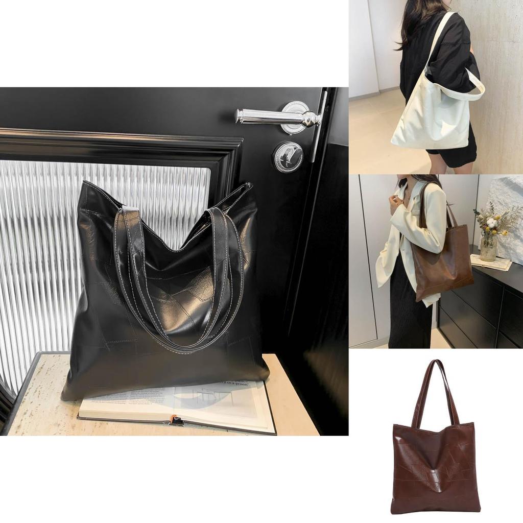 Stylish Large Capacity Women's Tote Bag 2024 New Fashion Casual Trendy Pu Shoulder Bag