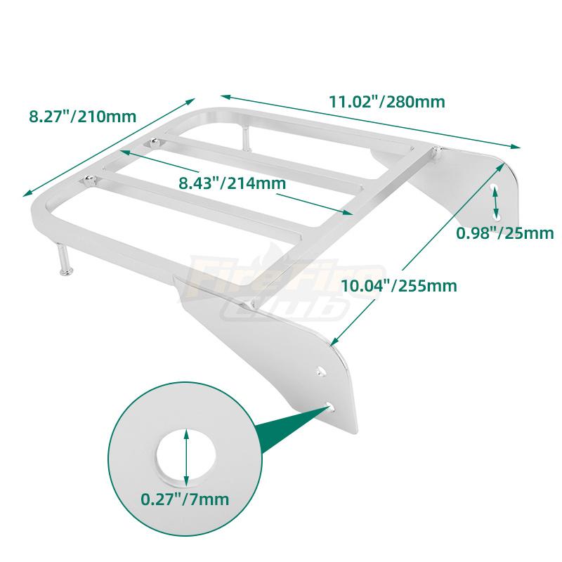 Motorcycle Passenger Backrest Luggage Rack For Suzuki Intruder Volusia VL800 2001-2011 Boulevard M510 2005-2009 C50 05-11