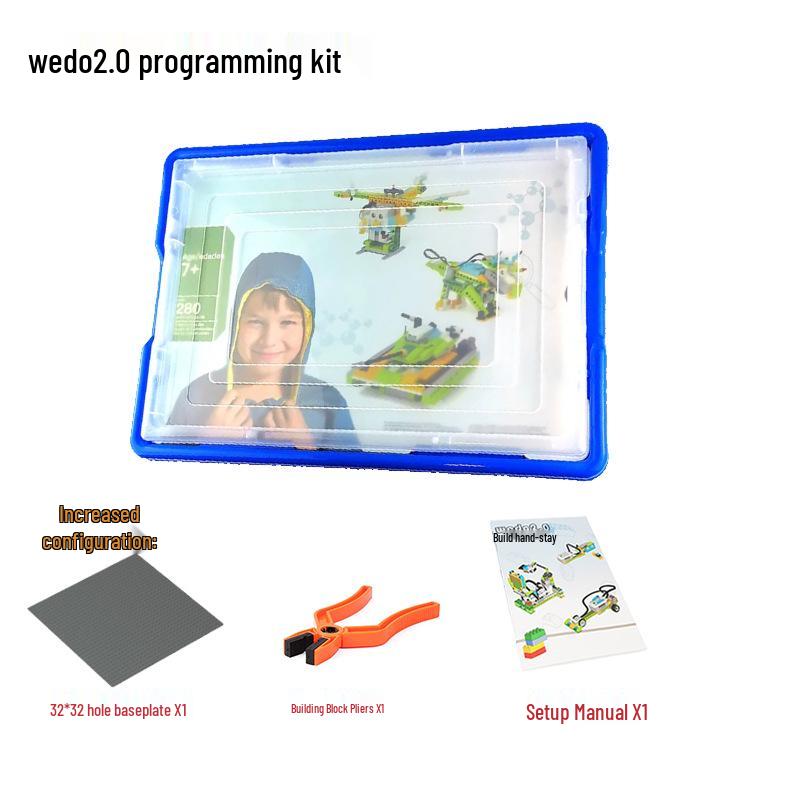 Wedo 2.0: Compatible with Lego 45300, Programming Robot, Teaching Aids and Motor Host