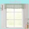 Polyester Voile Curtain Pair With Uv Protection For Living Room Windows