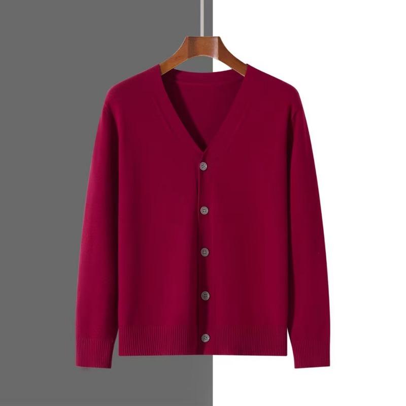 Autumn and Winter V-neck Cardigan Men's Sweater Loose Korean Style Trendy Versatile Sweater Jacket