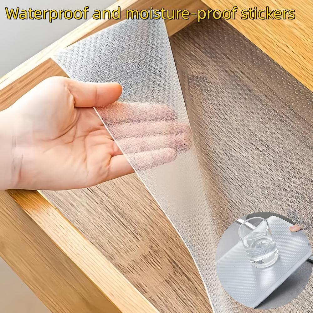 1pc 3m/5m Drawer Mat Transparent Shelf Liner Multifunctional Waterproof Dust-proof Cabinet Storage Pad for Kitchen Cupboard