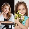 HUAZONTOM Children's Pearl Headband Tiara, Perfect for Weddings, Graduations, Recitals, and Other Ceremonies, Comfortable Headpiece, Set of 2, for