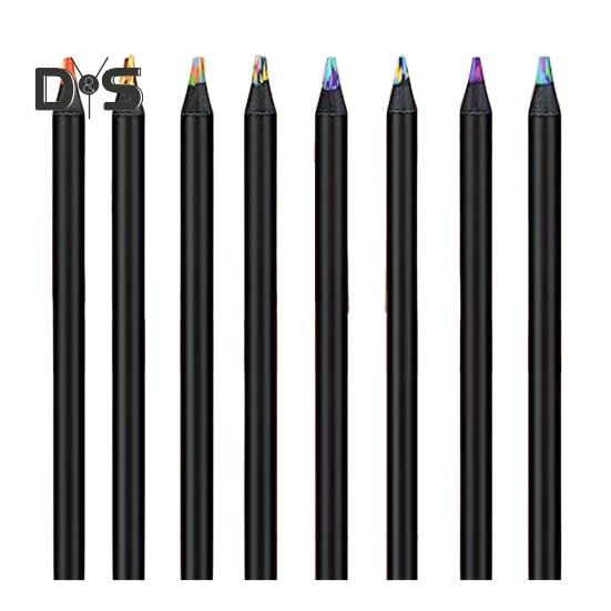 

Набор из 8/12 градиентных радужных карандашей для детей и взрослых, гигантские цветные карандаши для рисования, раскрашивания, карандаши для рисования, художественные школьные принадлежности A