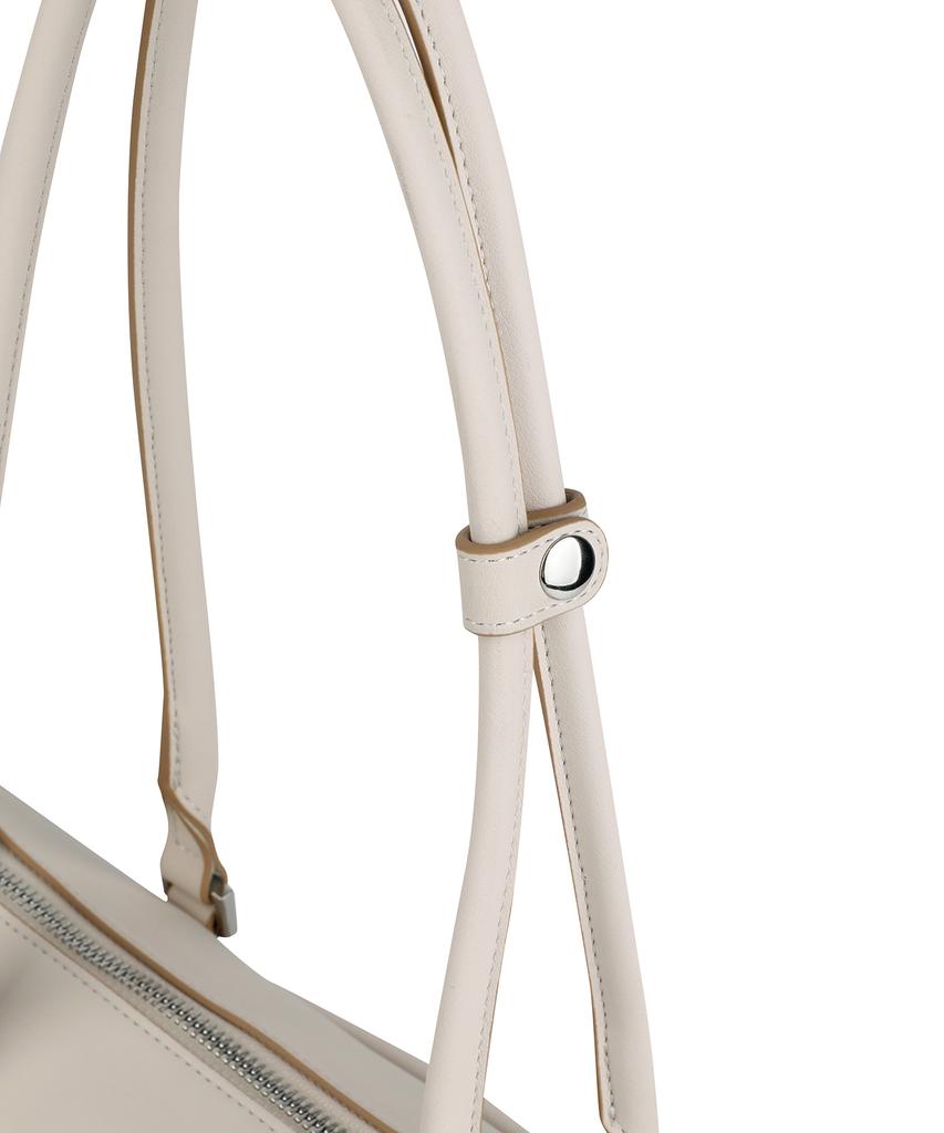 Wacky Willy Lily Volume Handle Cylindrical Bag Ivory