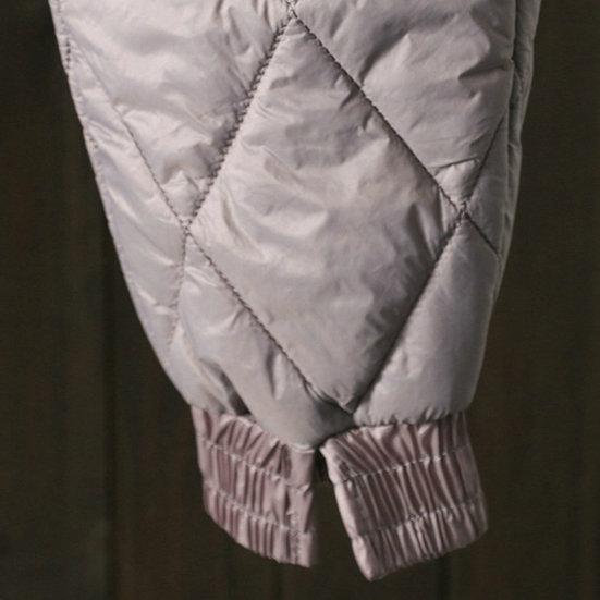 Women Winter Pants High Elastic Waist Thick Padded Solid Color Loose Soft Ankle-banded Casual Pockets Lightweight Lady Down Trousers