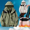 Autumn Winter Fleece Hiking Jackets Men Windbreaker Waterproof Outdoor Jakcets