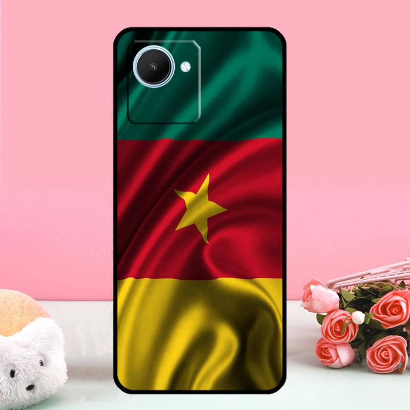Republic of Cameroon Flag For Realme GT 5 Pro GT3 Neo5 9 10 11 12 Pro Plus C25s C21Y C30 C31 C33 C51 C53 C55 C35 Case