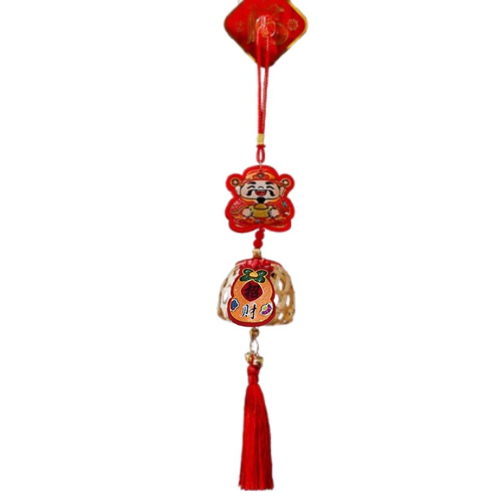 Traditional Spring Festival Decoration Pendant Reusable New Year Ornaments Red Lantern String  Door
