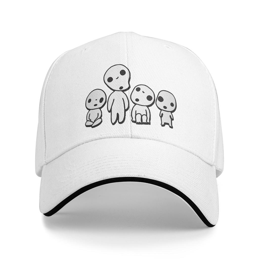 Unisex Women Kodama princess mononoke  Hat Trendy Baseball Cap  Trucker Hat Golf Headewear Adjustable Fit