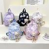 Lightweight Nylon Cartoon Bear Backpack For Boys And Girls Ideal For Kindergarten