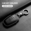 Leather Car Key Case Cover For Lincoln Nautilus Corsair Aviator Navigator Car Remote Key Case Shell Durable Protecter Accessorie