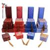 Retro Chinese Style Linen Tassel Jewelry Box for Buddhist Beads, Jadeware, Emerald Rings, and Necklaces
