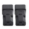2pcs IEC320 C20 to IEC320 C21 Power Adapter Professional Plug and Play C20 to C21 Power Plug Adapter for UPS Power PDU