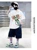 Boys' short sleeved T-shirt polo shirt summer clothes 2026 new summer half sleeved boys' big children