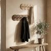 5-Hook Wall-Mounted Organizer Bohemian Style Entryway Organizer Key Storage Rack  Interior Decor