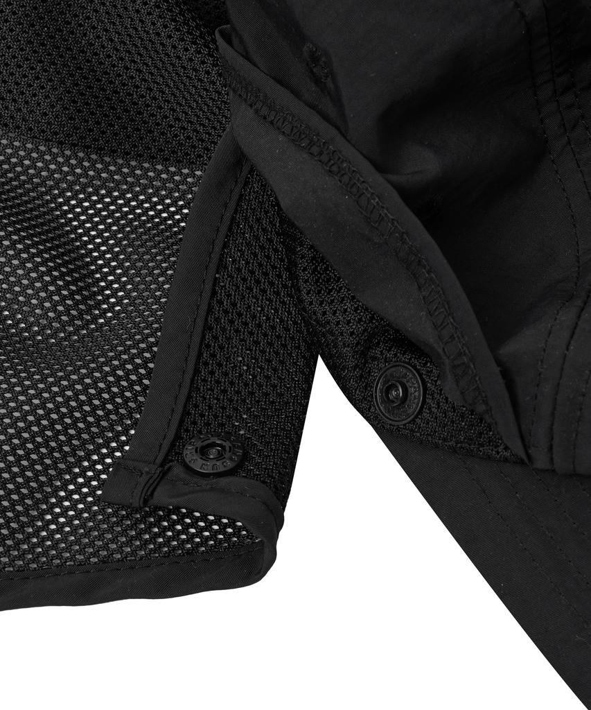 PHYPS MOTORCYCLE H-Tech Wing Logo Sun Shade Cap Black