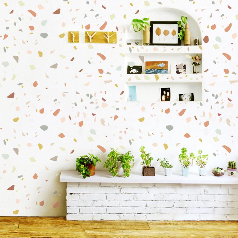 Creative Colorful Stones Wall Sticker Nordic Concise Style Vinyl DIY Kids Living Room Bedroom Mural Decal Home Decoration