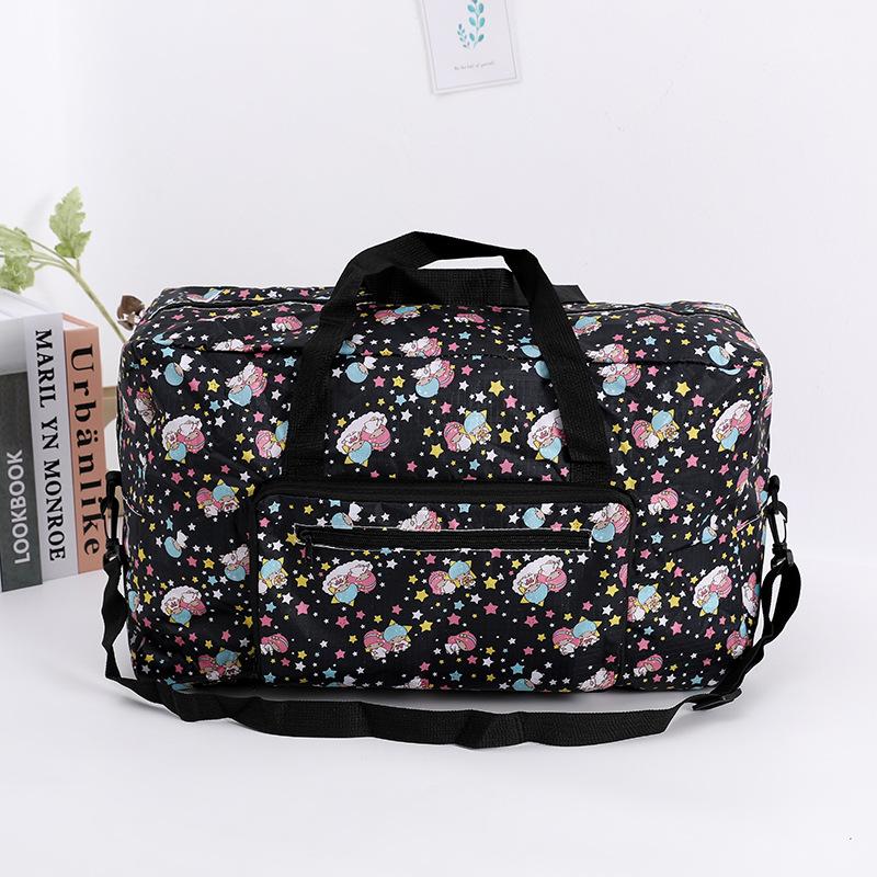 Cartoon Travel Bag Large Capacity Folding Luggage Travel Handbag Luggage Bag Nylon Waterproof Storage Bag Travel Bag