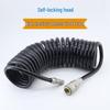 High-Pressure PU Spiral Air Hose with Quick Connector for Dust Blower Gun