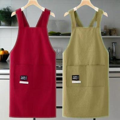 Thin Apron Cooking Kitchen Aprons Breathable Adult Waist Aprons Anti Fouling For Home Housework Clothes Protective Cover