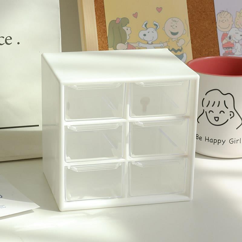 DIY Cream Glue Jewelry Box: Creative Nine-Grid Storage for Living Room or Bedroom