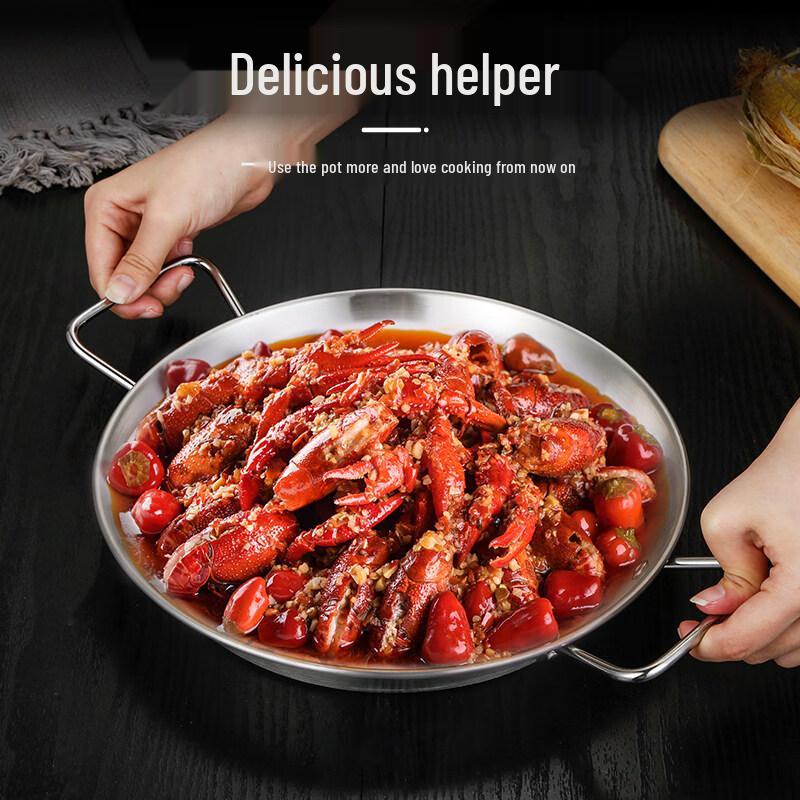 Homeglen Thickened Stainless Steel Multi-Purpose Serving Pan