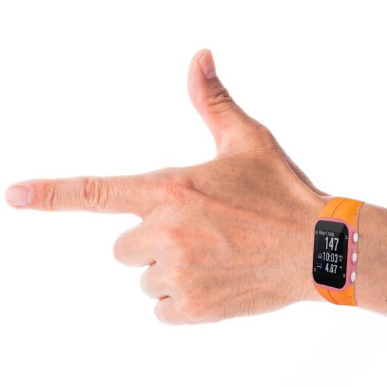 Watch Band Adjustable Waterproof Silicone Waterproof Wrist Strap for Polar M400/M430 GPS Sport