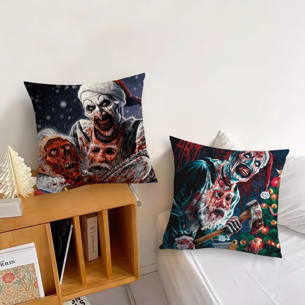 Hot Film Horrible T-Terrifier 3 cushion cover Pillow Cover Decoration Room Home Sofa living Office Car Nordic Simplicity