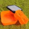 Compacts Fishing Tackle Organizers Removable Inner Dividers Baits Box for Live Worm Earthworms Fishing Lures