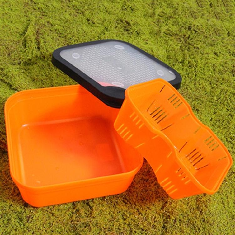 Compacts Fishing Tackle Organizers Removable Inner Dividers Baits Box for Live Worm Earthworms Fishing Lures