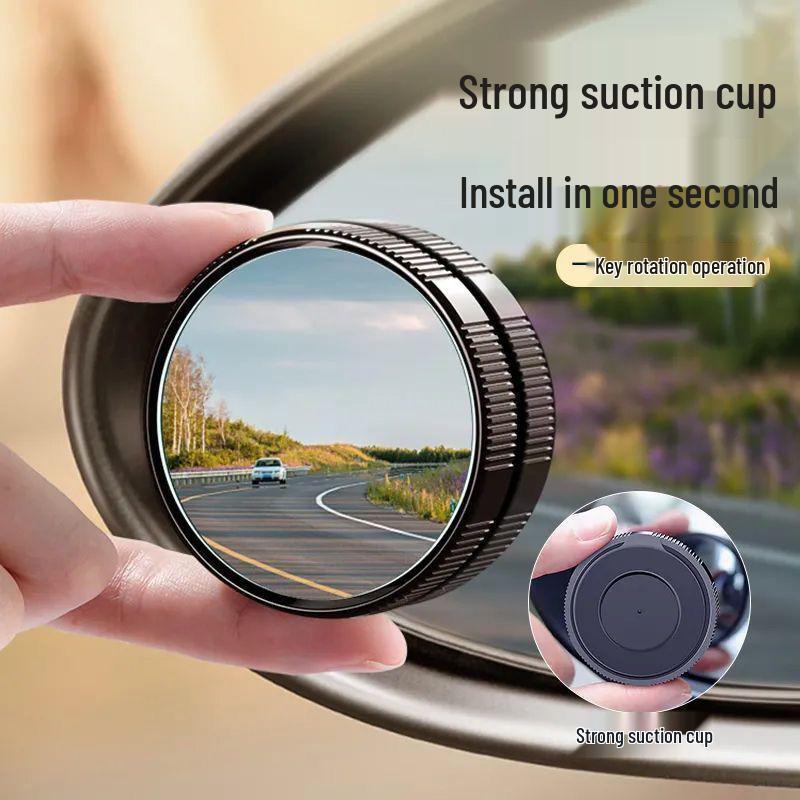 

Сверхпрозрачное изогнутое вспомогательное зеркало заднего вида на присоске - без слепых зон Gentleman Black - Large View - 1 Pair