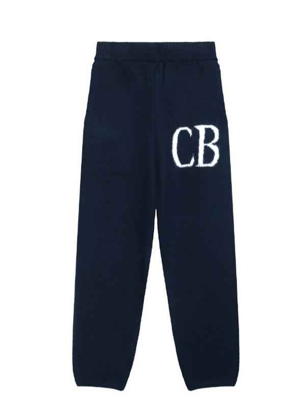 Unisex Trendy Logo Knit Sweater & Casual Shorts Combo