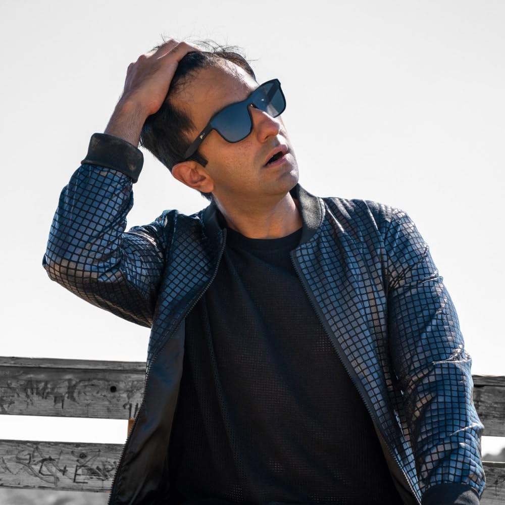 Goodr VRG Series Sunglasses UV Stays In and Mirrored Lenses for Men and Perfect for Mountain and Outdoor Activities Future Is [goodr] Lightweight,