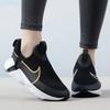 Nike Flex Plus 2 GS Black Metallic Gold Kids Sneakers Dark-Smoke-Grey White DV8999-002