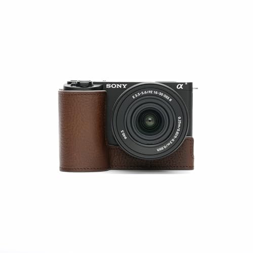 

TP Original Sony VLOGCAM ZV-E10 II Body Half Case Dark Brown