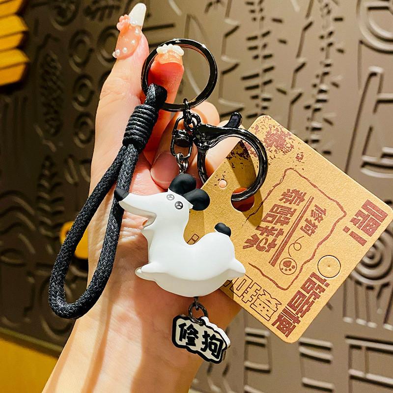 Taikool Cartoon Resin Dog Keychain Ideal For Friends Kids And Ones Loved