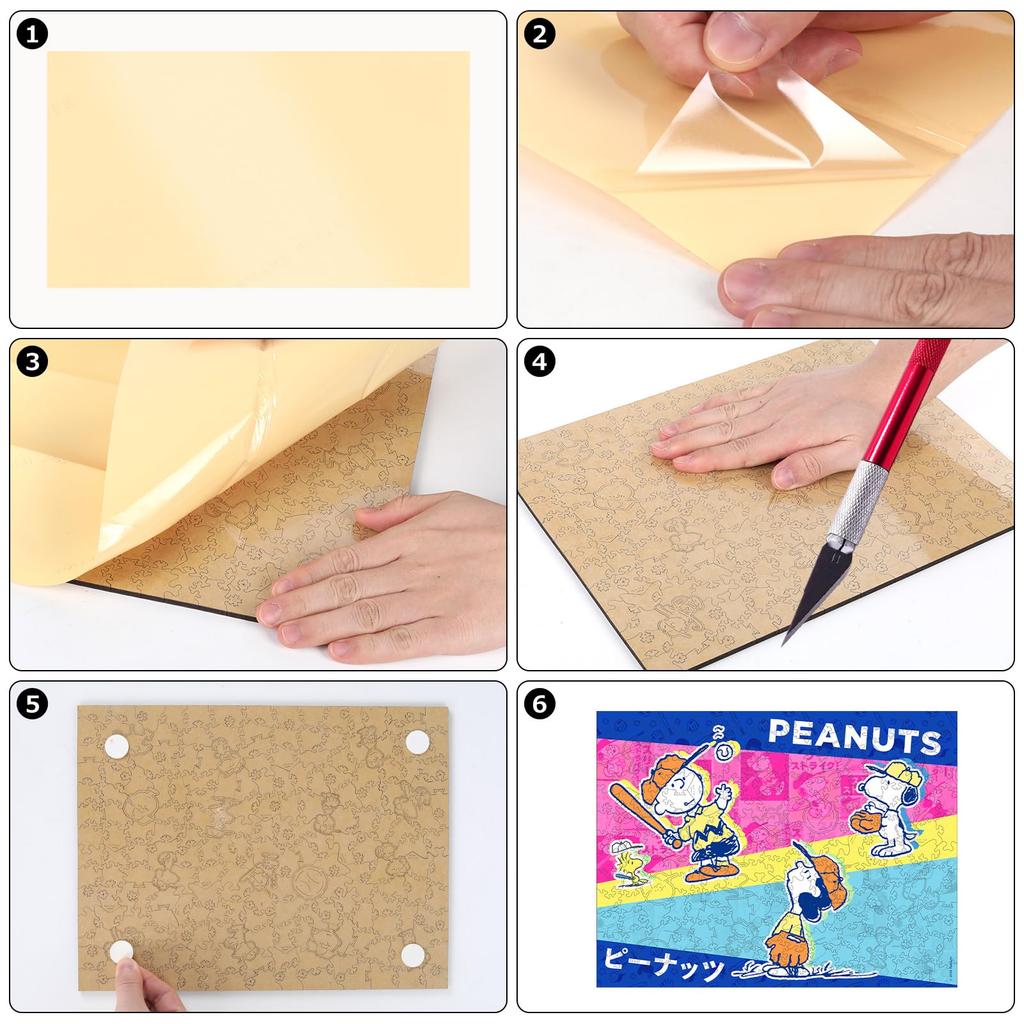PEANUTS Snoopy Jigsaw Puzzle, Wooden Puzzle, 200 Pieces (23.7 X 31 Cm), 5mm Thick, Tokyo & Baseball Official, Irregularly Shaped Pieces, Racer Cut, Sn