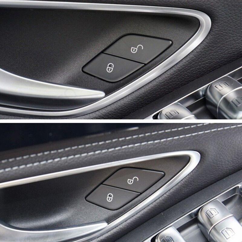 For Rhd Mercedes Car Lhd Benz C Eqc Glc V Class W205 N293 W253 W447 Interior Central Door Lock Unlock Switch Button Cover