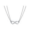 Tiffany & Co.. Einfarbiges Design Halskette Unisex-Halskette Silber 60014061