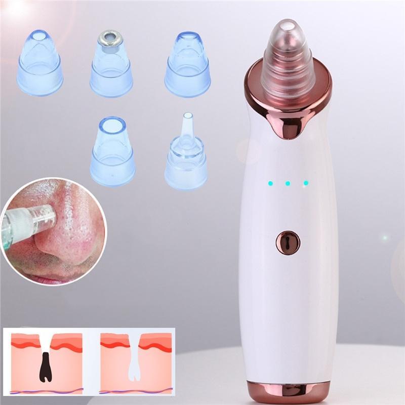 Vacuum Face Cleanser with 5 Different Attachments Branded Packaging and USB Charger